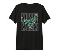 Trinity Love Clothing Co. Tulsa Edison Eagles War Cry Gris Camiseta Premium