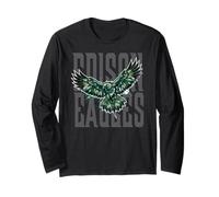 Trinity Love Clothing Co. Tulsa Edison Eagles War Cry Gris Manga Larga