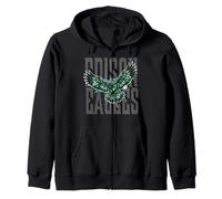 Trinity Love Clothing Co. Tulsa Edison Eagles War Cry Gris Sudadera con Capucha