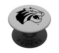 Trinity University Tigers Mascot Head Lee Roy PopSockets PopGrip Adhesivo
