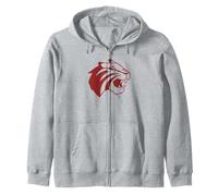 Trinity University Tigers Mascot Head Lee Roy Sudadera con Capucha