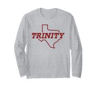 Trinity University Tigers State of Texas Logo Manga Larga