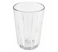 Trinkbecher -CRYSTAL- Ø 7 cm, H: 9,5 cm Tritan, marca Esmeyer | Sin BPA, apilable, irrompible, reutilizable, apto para lavavajillas, 150 ml, transparente