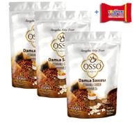 Trinovi Osso Café Turco Otomano de Dibek con Mastic, 3 x 200 g, Café Turco Otomano de Dibek Tradicional - Recién Molido - Café Otomano Aromático - Café Turco Otomano Aromatizado con Mastic