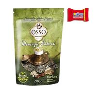 Trinovi Osso Café Turco Otomano Menengic, 1 x 200g, Café Otomano Tradicional, Aromático Fresco molido, Café Tostado con Sabor, Chocolate Tony
