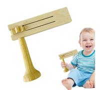 Trinquete de sonajero de madera, trinquete mexicano | Juguetes mexicanos Noisemaker - Herramienta de percusión de banda musical educativa, accesorios de instrumentos tradicionales para juegos de