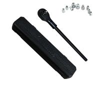 Trinquete extensible - Barra de freno de 3/4 pulgadas | Trinquete resistente de 13.58 pulgadas | Llaves de tuerca de rueda con extensión de manga | Llave inglesa resistente | para cochera automotriz