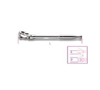 TRINQUETE REVERSIBLE ARTICULAR FIJACIÓN CUADRO MASCULINO 3/8" CON EL MANGO