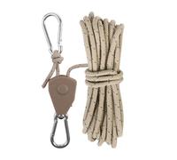 Trinquetes para tienda de campaña ligera con clip para camping, tienda de campaña, poleas fijas, tensor con mosquetón