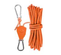 Trinquetes para tienda de campaña ligera con clip para camping, tienda de campaña, poleas fijas, tensor con mosquetón