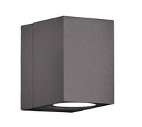 Trio 229160142 Tiber - Aplique, bombilla incluida, COB, LED, 3 W, 210 lm, 3000 K, 230 V IP54, 10 x 7 cm, aluminio fundido, antracita