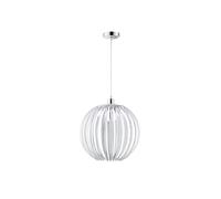 Trio 304100100 Serie 3041 - Colgante, bombilla excluida, E27, 60 W, 230 V E, IP20, alto 150 cm, diámetro 40 cm, acrílico, transparente claro