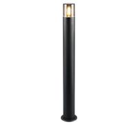 Trio 424060132 Hoosic - Bolardo de luz, IP44, 800 mm, negro mate