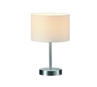 Trio 501100101 Serie 4611 - Sobremesa, bombilla excluida, E14, 60 W, 230 V, A++, E, IP20, alto 32 cm, diámetro 20 cm, metal, Blanco