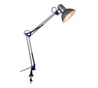 Trio 5029010-47 Serie 5029 - Sobremesa, bombilla excluida, E27, 60 W, 230 V, A++, E, IP20, 73,5 x 90 x 57 cm, diámetro 17 cm, metal, aluminio