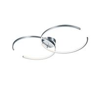 Trio 651110207 Lámpara Plafón LED Conectado Citizen, Níquel Mate, 94 cm x ø 8 cm