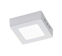 Trio 657110601 - Plafón cuadrado, 6 W, IP20, SMD, 700 lúmenes, 3000K, 230 V, color blanco
