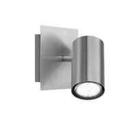 Trio 802400107 Serie 8024 - Foco, bombilla excluida, GU10, 1,35 W, 230 V, A++, E, IP20, 15 x 12 x 12 cm, metal, níquel mate