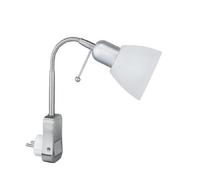 Trio-Leuchten Foco de pinza 8911211-07 Serie 8901 E14 40W níquel mate bombilla excluida