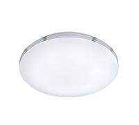 Trio Apart - Plafón, IP44, 24 W, color cromo/blanco