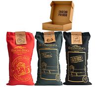 Trio Arroz Molino Roca - Envio 24h - Mejor Arroz del Mundo- Albufera - Cosecha Privada (Pack Trio 3 kg)