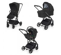 Trio Chicco Seety 2 Kory Essential i-Size R129 Ebony Carga Máxima 22 Kg