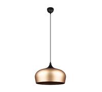 Trio, Colgante, Chiron 1xE27, max.40,0 W Aluminio pintado, Bronce mate, Cuerpo: Aluminio pintado, Bronce mate Ø:45,0cm, A:150,0cm IP20,Sin bombilla,Regulable en altura,Fuente de luz reemplazable por