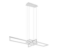 Trio Lighting Lámpara colgante LED Salinas, 4.000 K, blanco mate