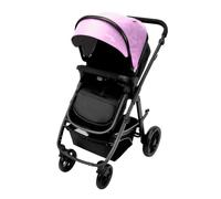 Asalvo TWO+ 2 Trío Convertible 3 en 1, Silla de Paseo, Carrito de bebé, Silla de Auto, Plegable, Compacto y Reclinable, Suspensión en las ruedas, Silla reversible, Amplio capazo, hasta 23 kg, Rosa