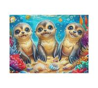 Trío de búhos Puzzle 500 Piezas Cartón Grueso para Toda La Familia Noches Juegos En Familia Relajación Concentración Regalo Corporativo Regalo Ideal 500 PCS/52×38cm