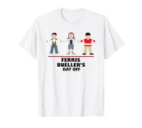 Trío de dibujos animados Sloane & Cameron de Ferris Bueller Camiseta