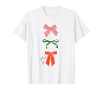 Trío de Lazos de Navidad Retro Jolly Little Things Holiday Design Camiseta