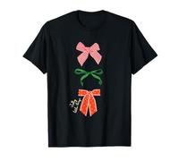 Trío de Lazos de Navidad Retro Jolly Little Things Holiday Design Camiseta