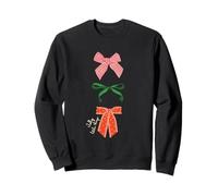 Trío de Lazos de Navidad Retro Jolly Little Things Holiday Design Sudadera