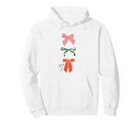 Trío de Lazos de Navidad Retro Jolly Little Things Holiday Design Sudadera con Capucha