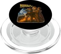 Trío de perros de viaje en el tiempo en la escena de aventura del salvaje PopSockets PopGrip para MagSafe