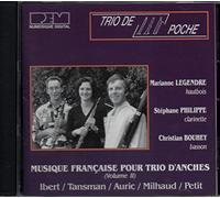 Trio De Poche - Trios de Ibert, Tansmann, Milhaud, Auric, JL Petit