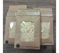 Trío de virutas de Jabón de Marsella naturaleza blanca 3x1kg-aceites vegetales- El seralle-fabricación tradicional-económica y ecológica-para más de 60 L de lavandería