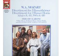 Trio di Clarone - Mozart: Divertimenti für 3 Bassetthörner / Adagios K.411, 580a & 410 [Vinyl LP] [Schallplatte]