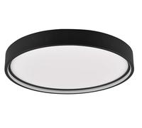 Trio Doha 641310232 - Lámpara de techo LED, color negro mate, acrílico, 29 vatios