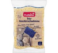 Trio éponges à vaisselle, 2 pièces - Marque DM Allemagne - Compatible avec profissimo - Trio-Geschirrschwämme, 2 St