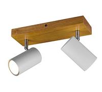 Trio, Foco, Marley 2xGU10, max.35,0 W Cuerpo: Metal, estera blanca A:26,0cm, L:9,0cm, A:16,0cm IP23,Sin bombilla