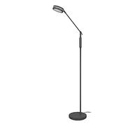 Trio, Lámpara de pie, Franklin incl. 1 x LED,SMD,6,5 Watt,2700+3200+4000K,650 Lm. Metal, Negro, Cuerpo: Metal, Antracita A:23,0cm, A:133,0cm, P:41,0cm Regulador con sensor,Función de memoria,IP20