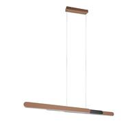 TRIO - Lámpara de techo LED Helios 343310365, metal Coffee, con LED de 48 vatios, atenuador táctil, color de luz ajustable