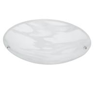 Trio Lana - Plafón, 40W, IP20, 370 lumens, E27, color aluminio