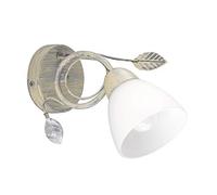 Trio Leuchten 200700161 traditio a + + to E, lámpara de pared, metal, E14, Gris Envejecido, 29 x 13 x 21.5 cm