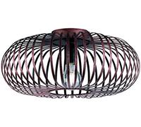 Trio Leuchten 606900162 Johann a + + to E, Techo, Metal, E27, color cobre envejecido, 40 x 40 x 17 cm