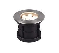 Trio Leuchten Belaja 821660207 - Foco led para exterior (metal y níquel mate, incluye led de 9 W)