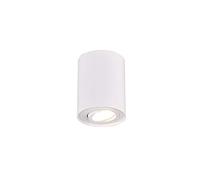 Trio Leuchten Cookie 612900131 - Lámpara de techo (metal, 1 bombilla GU10), color blanco mate