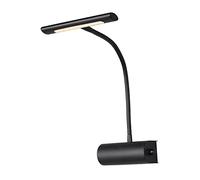 Trio Leuchten Curtis 279770132 - Lámpara LED de pared (metal mate, incluye bombilla LED de 4 W, regulador de intensidad, brazo flexible), color negro